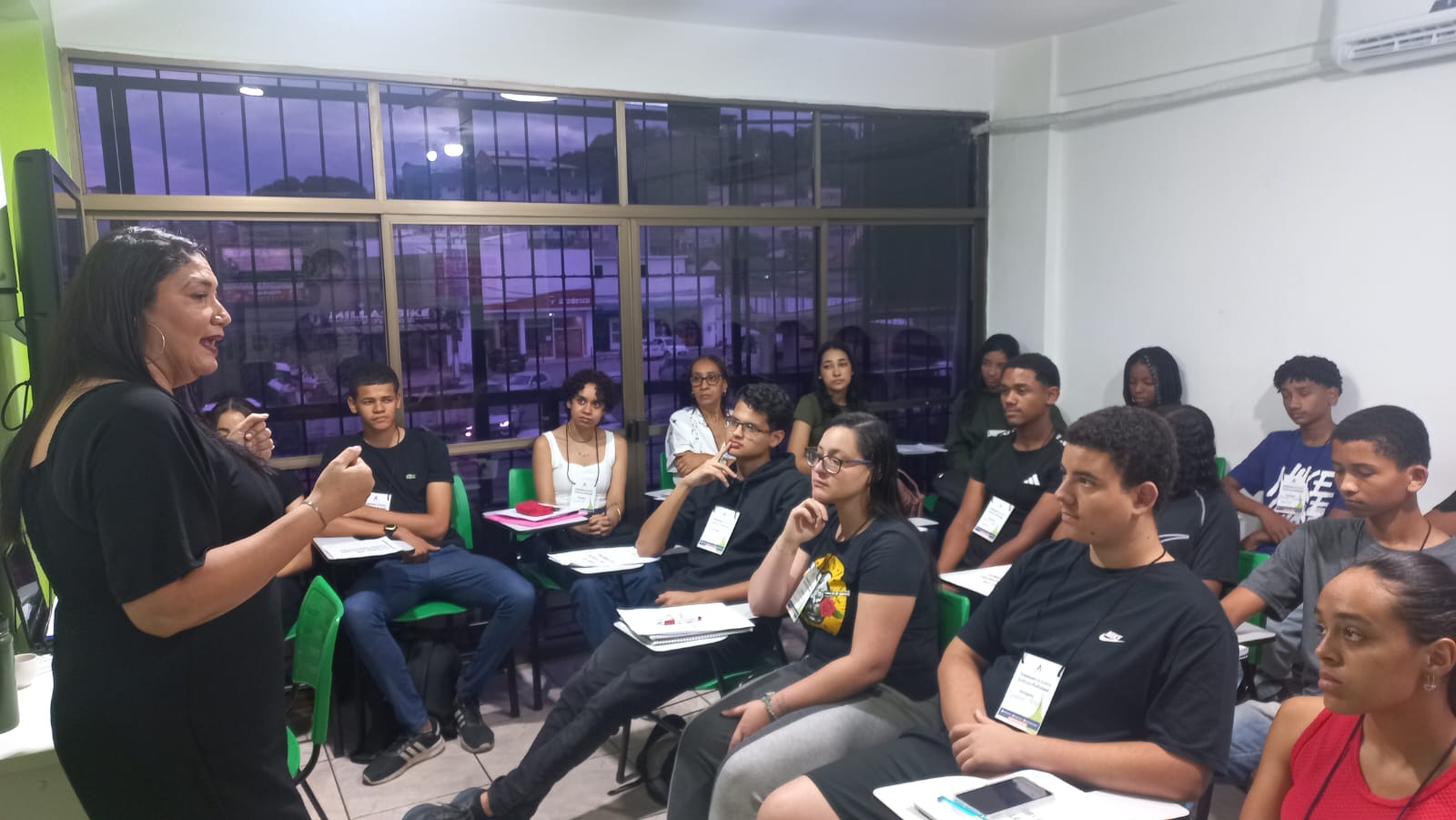 Turma participando do Curso Ativação