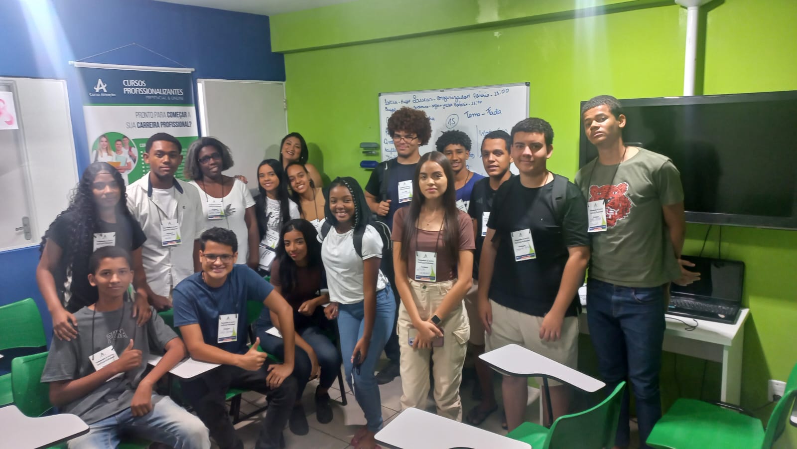 Conclusão do curso — turma reunida